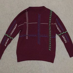 Unique Maroon Sweater [NWOT]